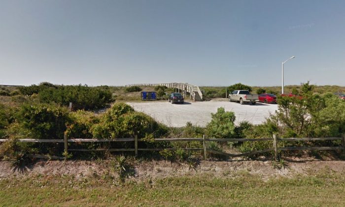 A file photo of a beach in Oak Island, North Carolina. (Google Street View)