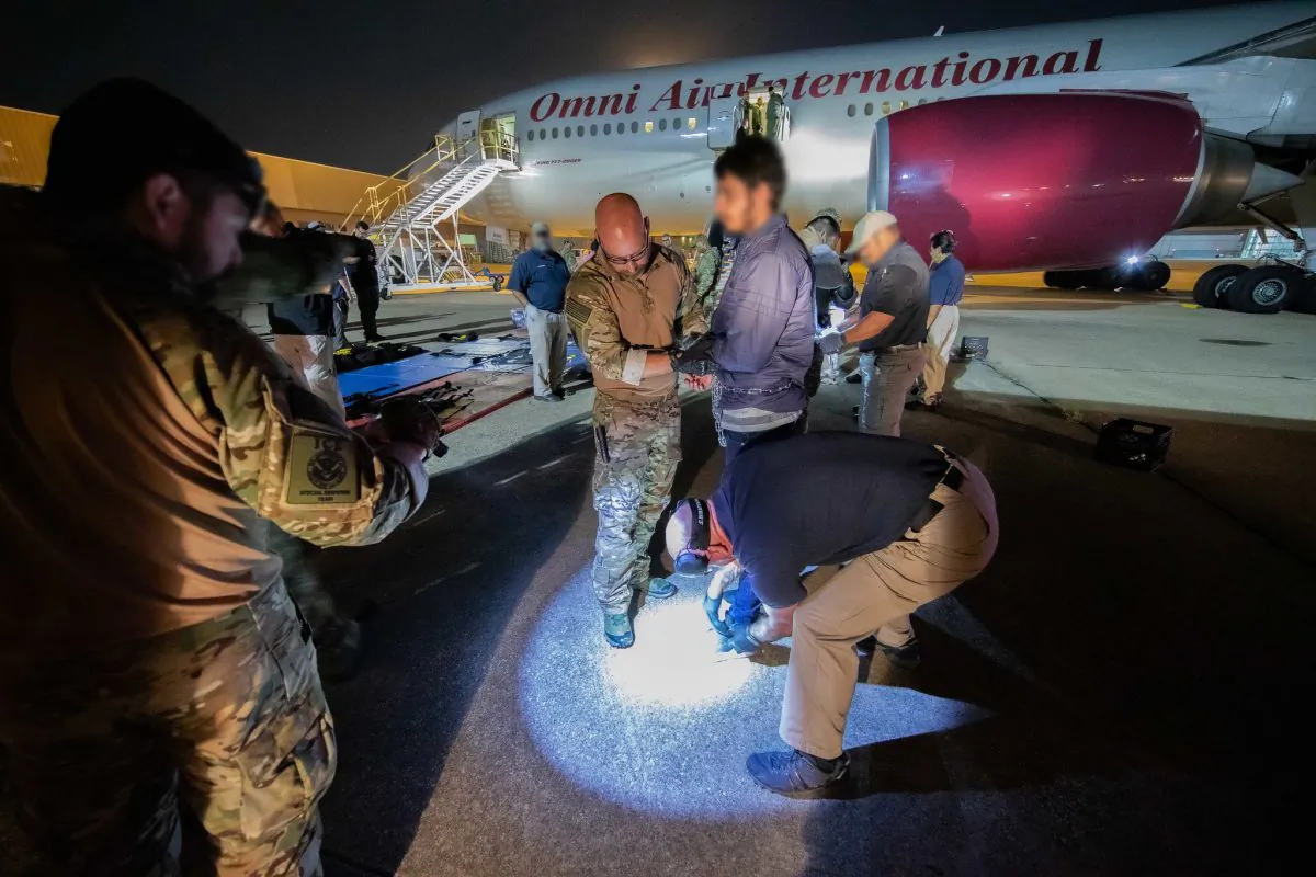 Thirty-seven Cambodian nationals, most convicted criminals, were repatriated to Cambodia on July 4, 2019. (ICE)