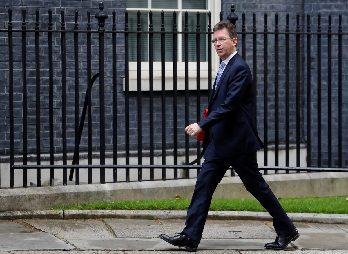 Britain's Secretary of State for Digital, Culture, Media and Sport Jeremy Wright arrives at Downing Street in London, Britain on June 11, 2019. (Peter Nicholls/Reuters)