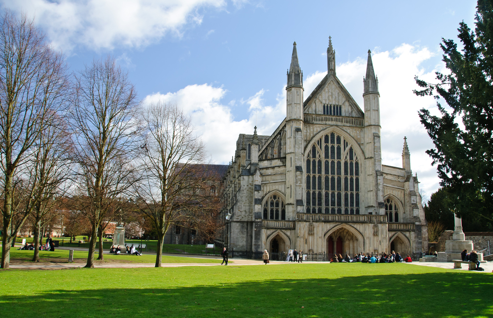 Winchester Cathedral. Author Jane Austen was one of the last people to be buried there. (Shutterstock)