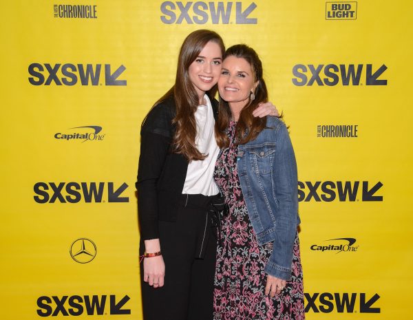 Producers Christina Schwarzenegger and Maria Shriver attend the "Take Your Pills" red carpet premiere