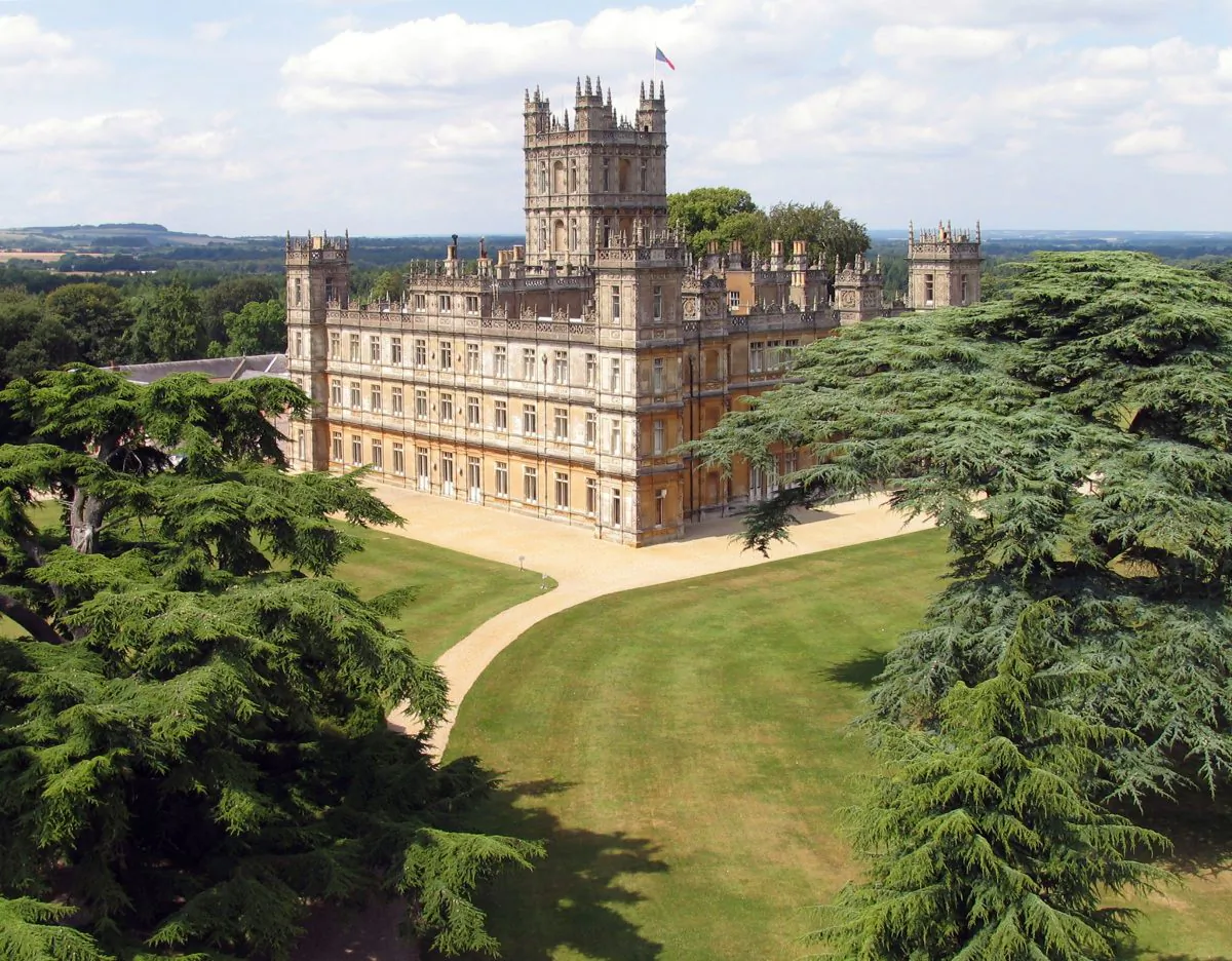 Highclere Castle lies 23 miles north from Winchester. (Highclere Castle)