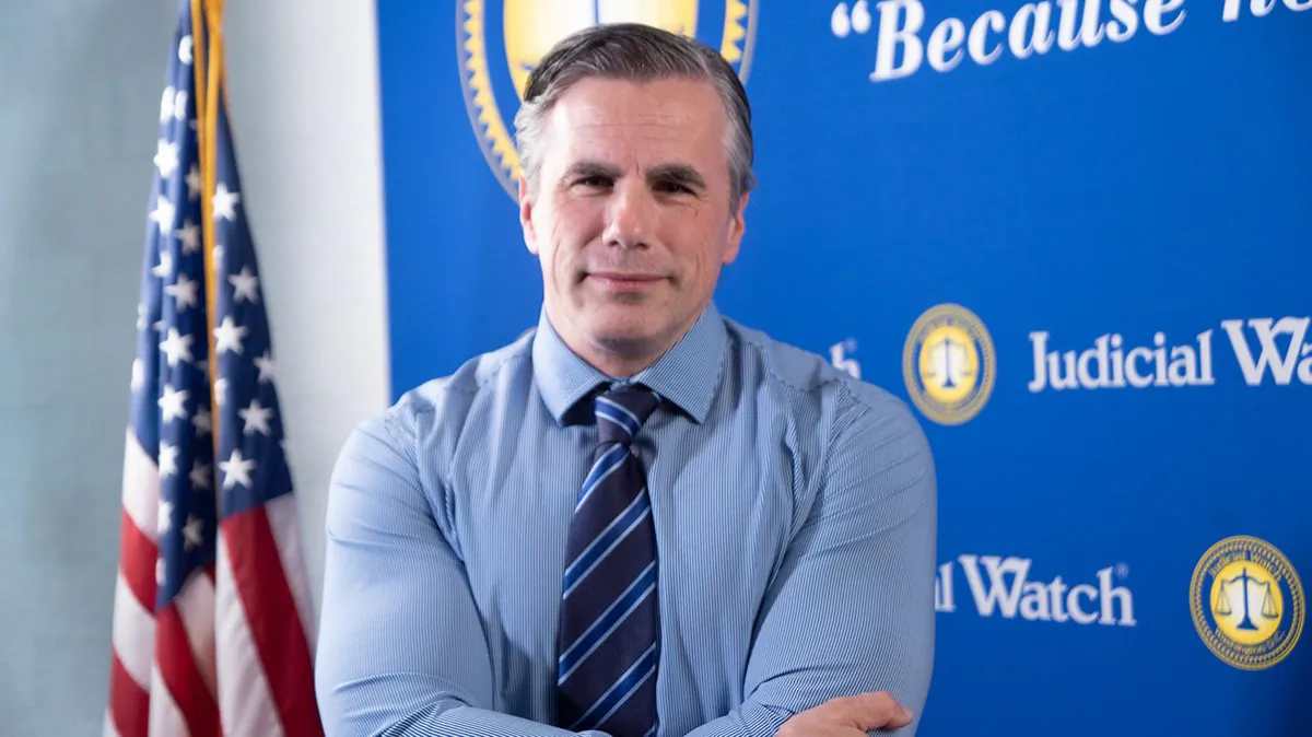 President of Judicial Watch Tom Fitton. (York Du/NTD)