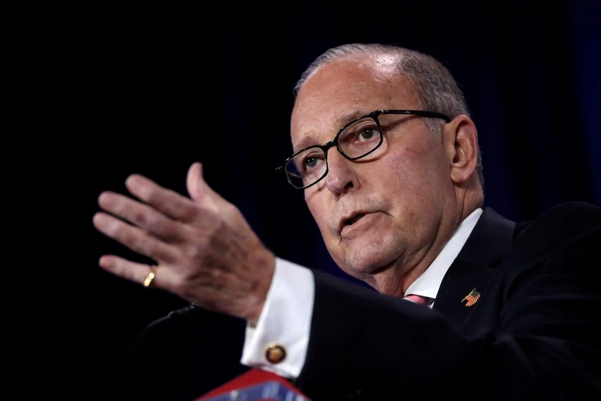 White House economic adviser Larry Kudlow delivers remarks at SelectUSA Investment Summit in Washington D.C. on June 11, 2019. (Carlos Barria/Reuters)