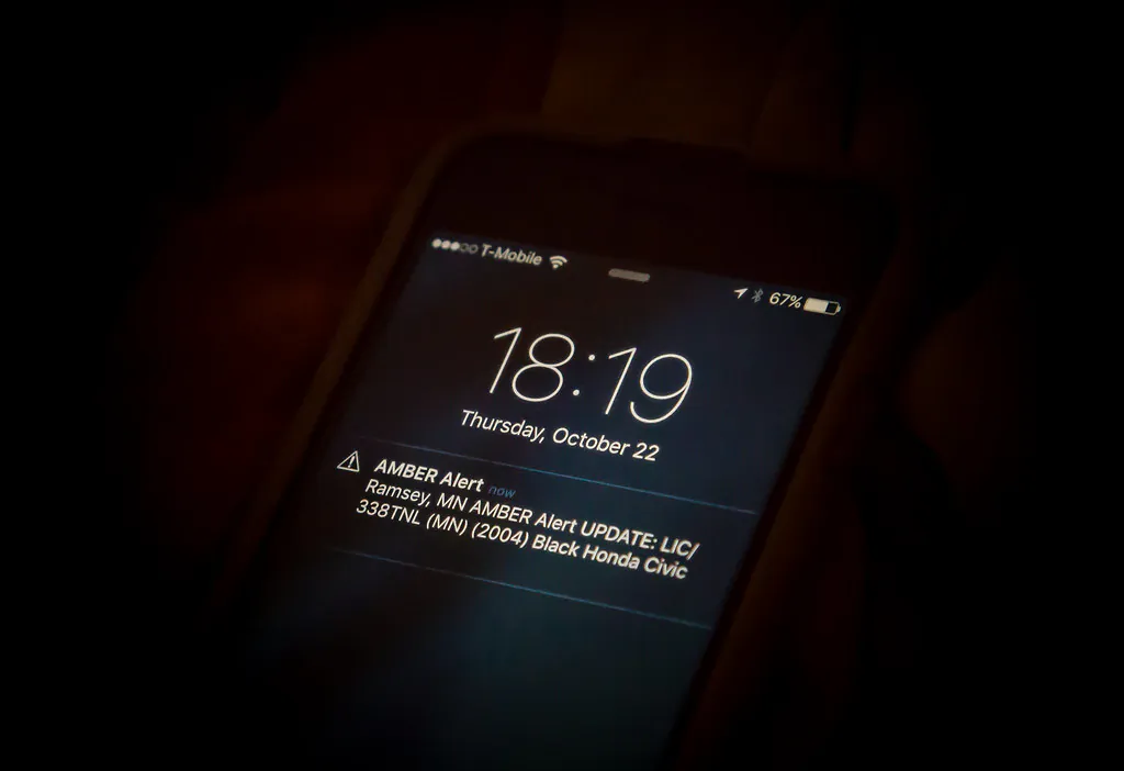 Amber Alerts on mobile devices, officially introduced nationwide in Canada in 2018, have been the subject of a flood of complaints. (Tony Webster/Flickr)