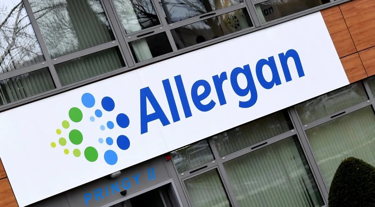 The Allergan group headquarters in Pringy, eastern France on Nov. 7, 2017. (Jean-Pierre Clatot/AFP/Getty Images)