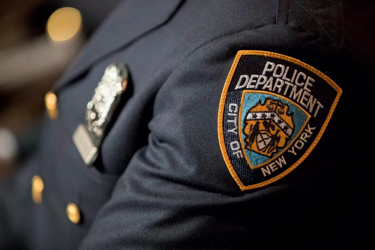 An NYPD officer in a file photograph. (Mary Altaffer/AP)