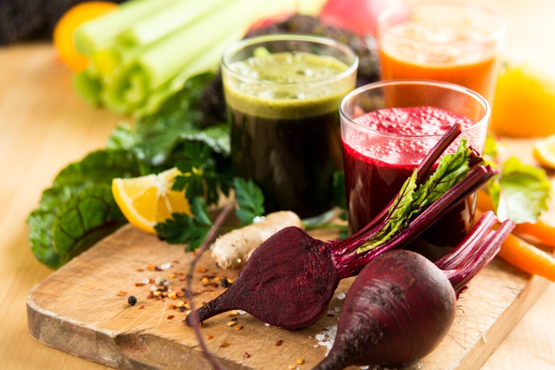 We are pretty quick to discard beet tops, but they are rich in nutrients and a great addition to your vegetable juice. (Anna Hoychuk/Shutterstock)