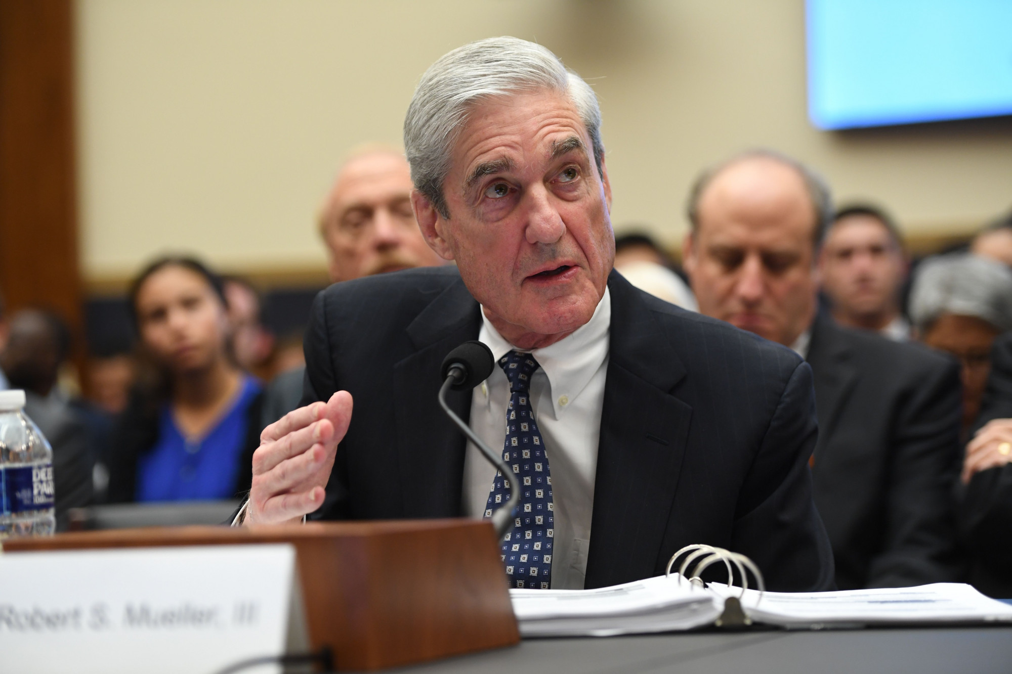 Former Special Prosecutor Robert Mueller testifies before Congress