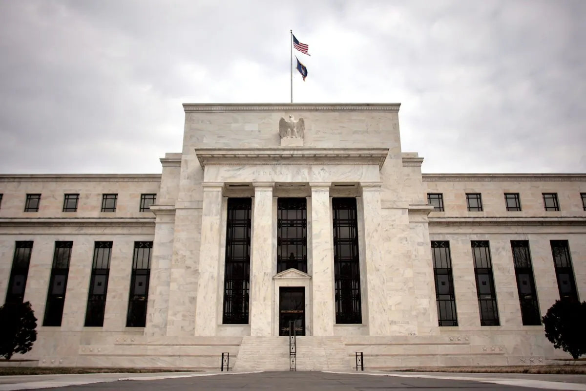The Federal Reserve building is seen in Washington, DC, on Jan. 22, 2008. (Chip Somodevilla/Getty Images)