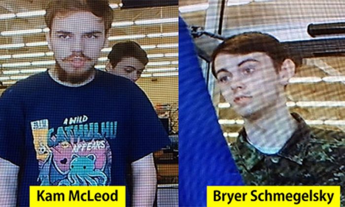 Kam McLeod, 19, and Bryer Schmegelsky, 18, in file photographs. (Royal Canadian Mounted Police)