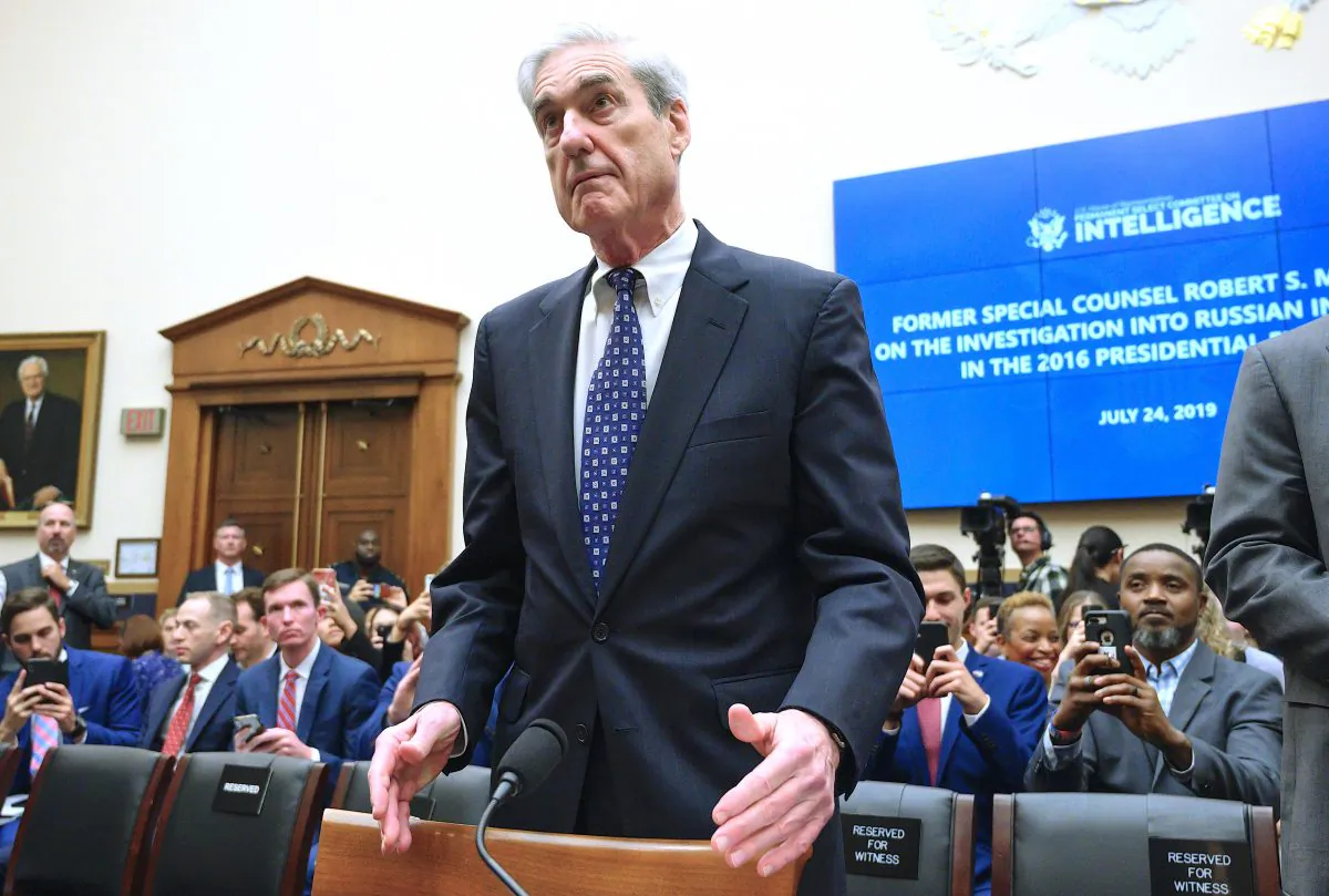 Former Special Counsel Robert Mueller testifies before the House Intelligence Committee on July 24, 2019. (JIM WATSON/AFP/Getty Images)