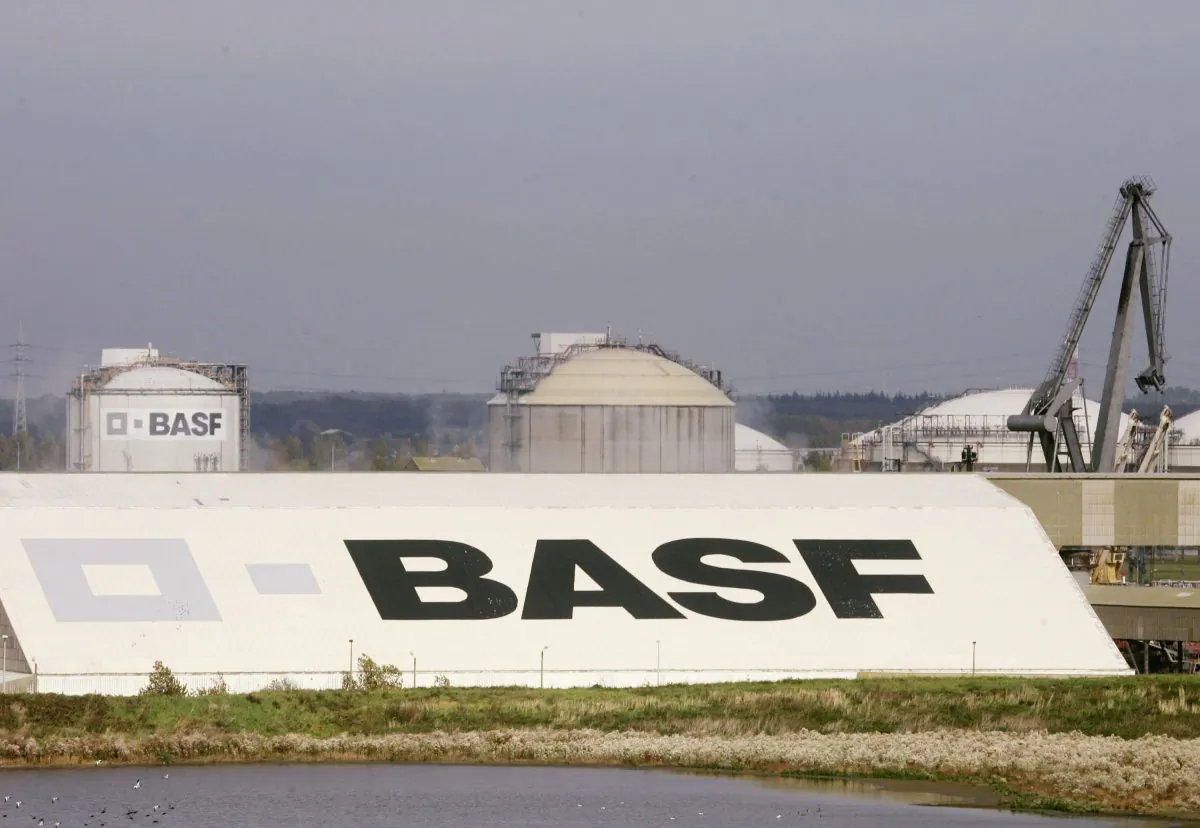 A general view of  BASF at the Antwerp port in Antwerp, Belgium, on Oct. 26, 2006. (Mark Renders/Getty Images)
