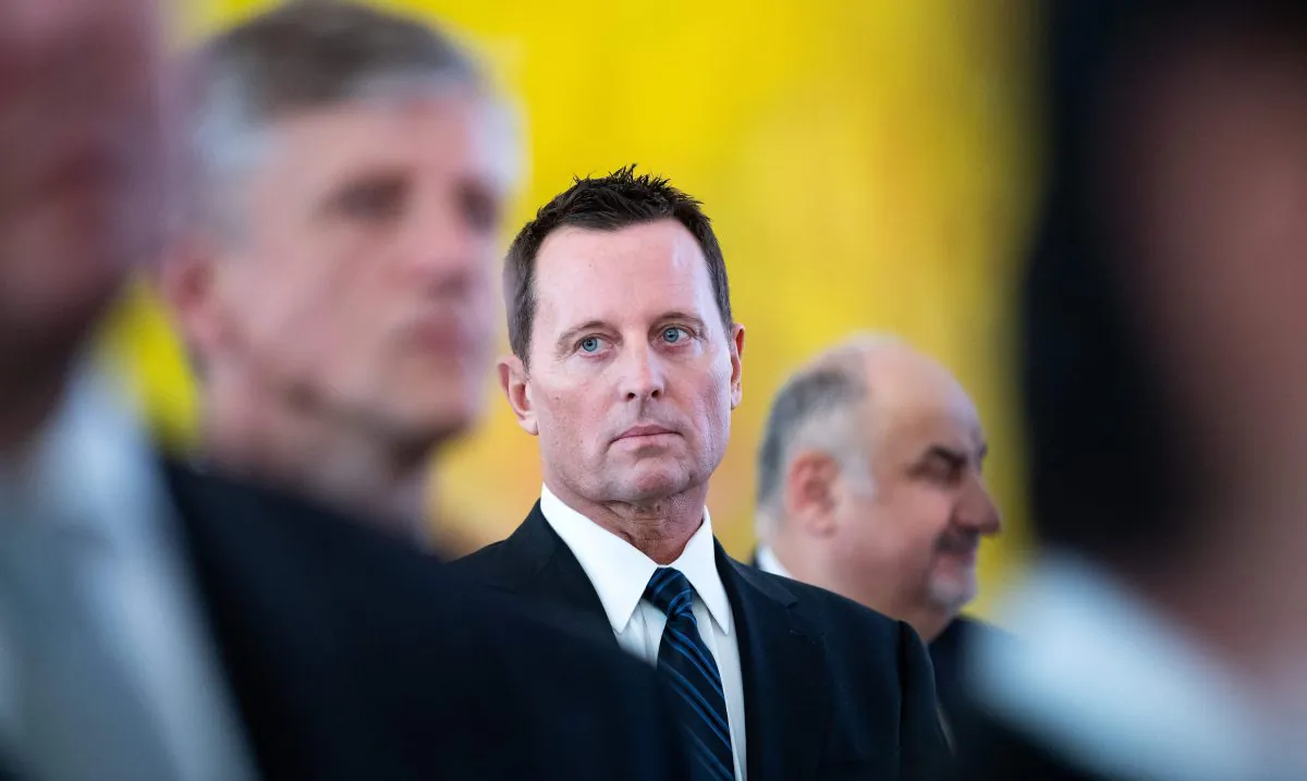 US ambassador to Germany Richard Allen Grenell (C) attends a new year's reception of the German President on January 14, 2019 in Berlin. BERND VON JUTRCZENKA/AFP/Getty Images