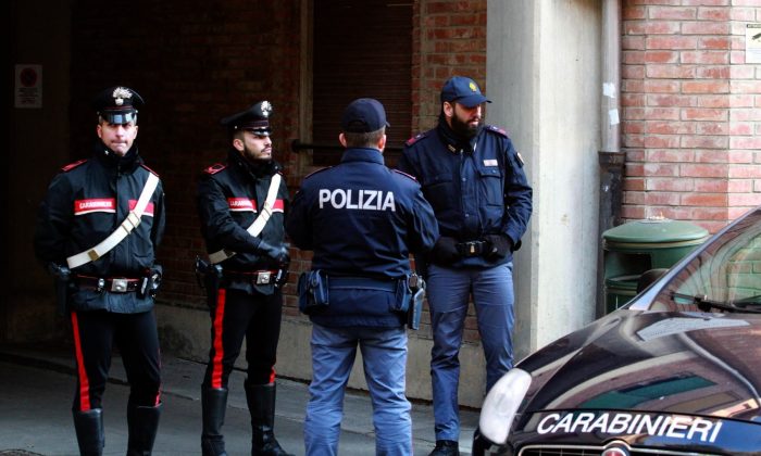 Italian police in a file photo. (Sandro Capatti/ANSA/File Photo via AP)