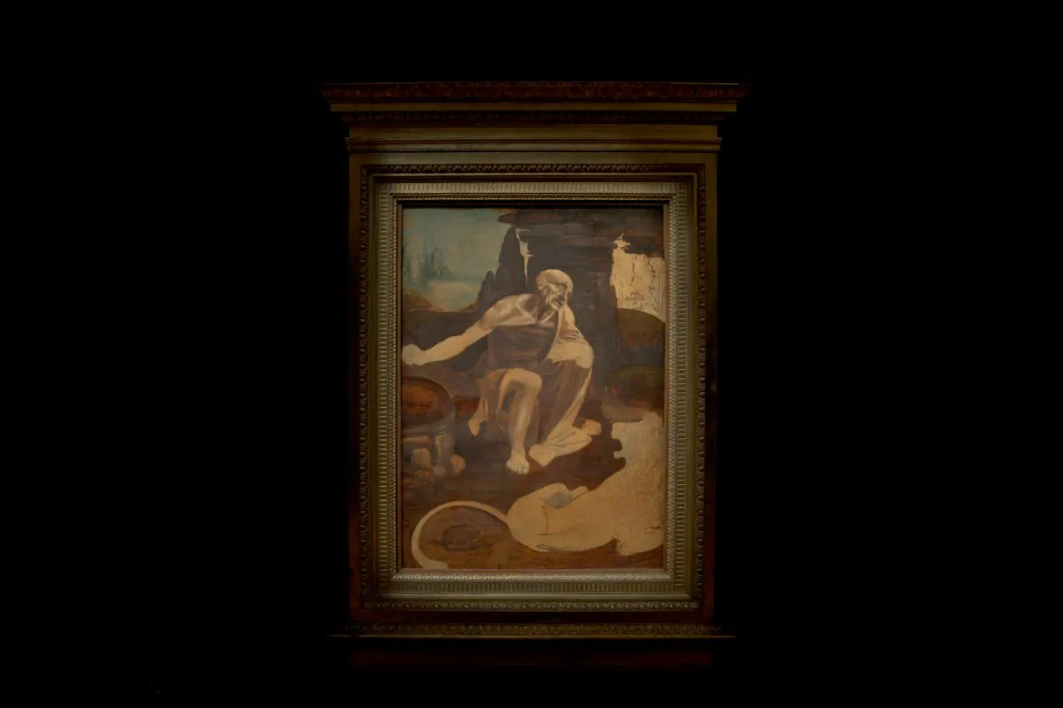 Leonardo da Vinci's “Saint Jerome” at The Metropolitan Museum of Art. (The Metropolitan Museum of Art)