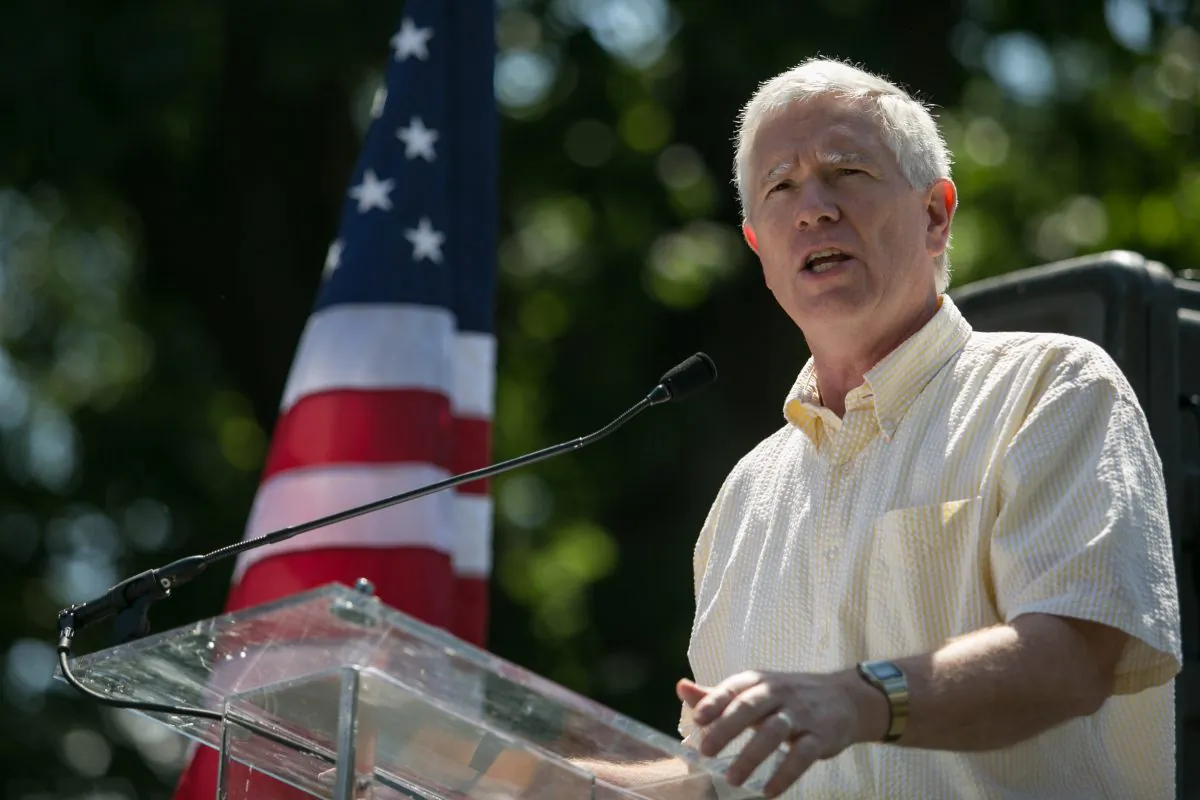 Rep. Mo Brooks (R-Ala.) speaks during the DC March for Jobs in Upper Senate Park near Capitol Hill on July 15, 2013, in Washington, DC. (Drew Angerer/Getty Images)