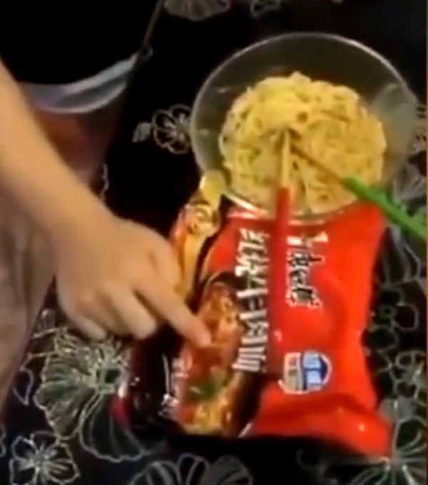 boy meat noodles sad