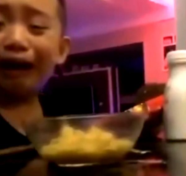 boy meat noodles sad