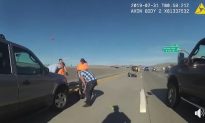 Nevada Troopers Praise Good Samaritans for Helping Lift SUV Off Trapped Motorcyclist