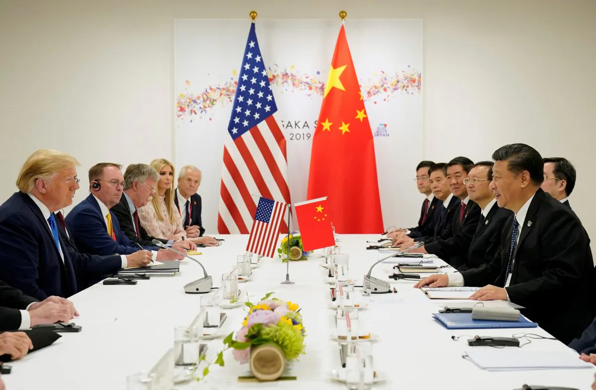 President Donald Trump attends a bilateral meeting with China's leader Xi Jinping during the G20 leaders summit in Osaka, Japan, June 29, 2019. (ReutersKevin Lamarque/File Photo)