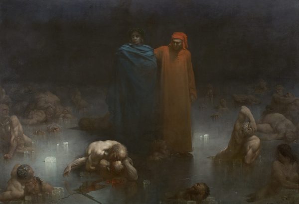 “Dante and Virgil in the Ninth Circle of Hell