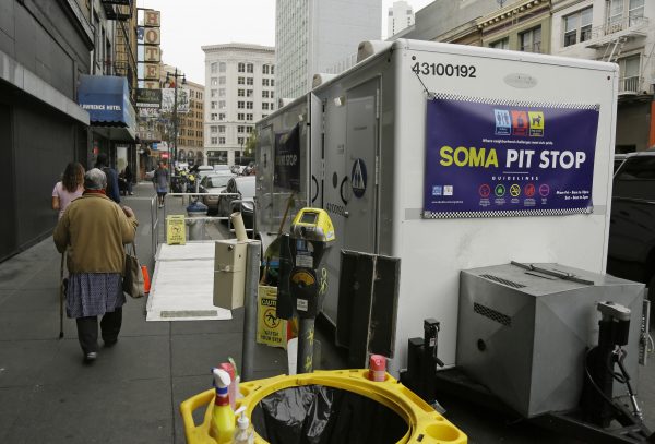 "Pit Stop" public toilet