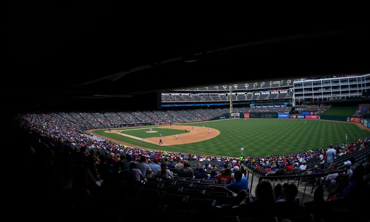 A general view of the Globe Life Park in Arlington, Texas on Aug. 4, 2019. (Ron Jenkins/Getty Images)
