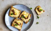 Pane, Burro, e Acciuga (Bread, Butter, and Anchovies Crostini)