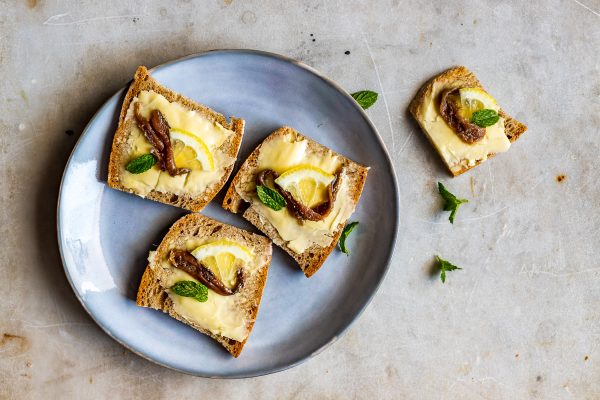 bread butter anchovies