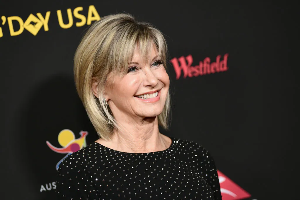 LOS ANGELES, CA - JANUARY 27: Olivia Newton-John attends 2018 G'Day USA Los Angeles Black Tie Gala at InterContinental Los Angeles Downtown on January 27, 2018 in Los Angeles, California. (Photo by Emma McIntyre/Getty Images)