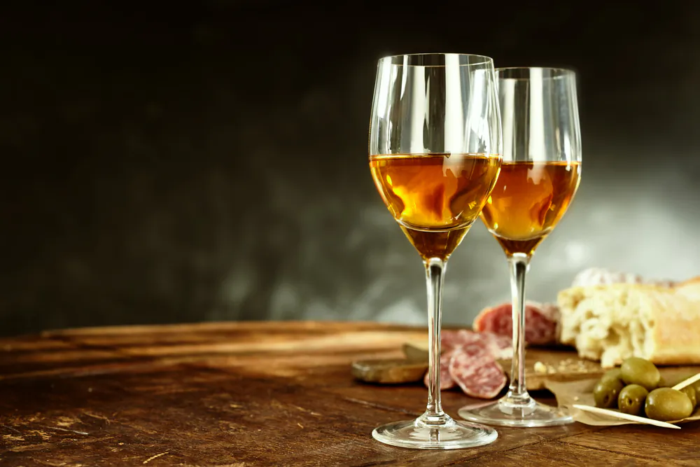 A glass of sherry with tapas is a quintessential Spanish snack. (Shutterstock)