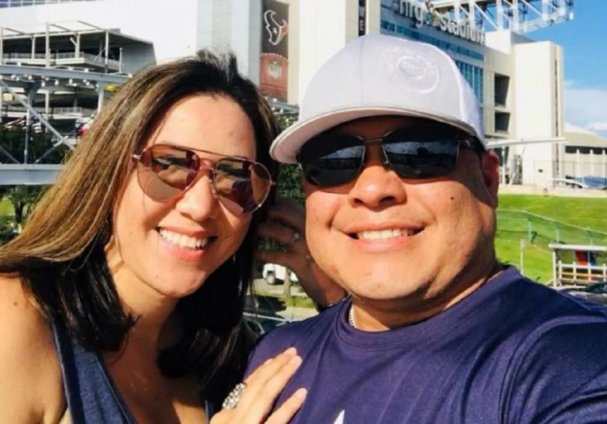 Irma Berrera, 33, and Roy Perez, 38, of Lake Jackson, Texas, in a file photo. (Roy Perez/Facebook)