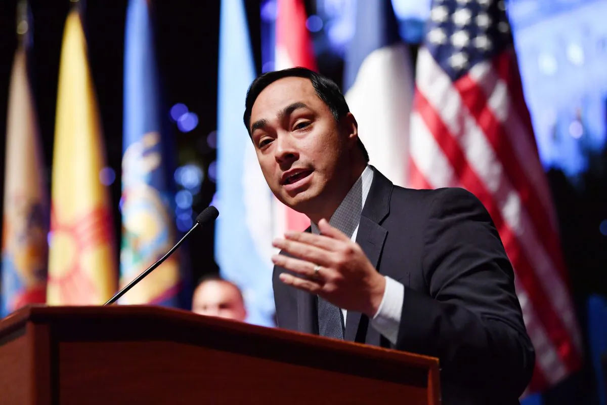 Rep. Joaquin Castro (D-Texas) speaks during an event in Washington in a file photograph. (Nicholas Kamm/AFP/Getty Images)
