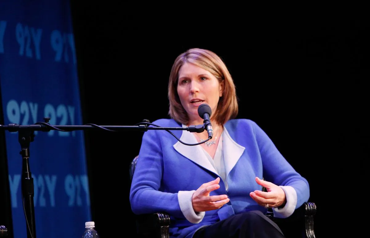 Nicolle Wallace speaks at a panel in New York City in a file photograph. (Amy Sussman/Getty Images for Glamour)