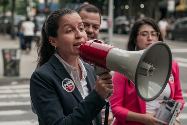 Public defender Tiffany Caban in Jackson Heights, Queens