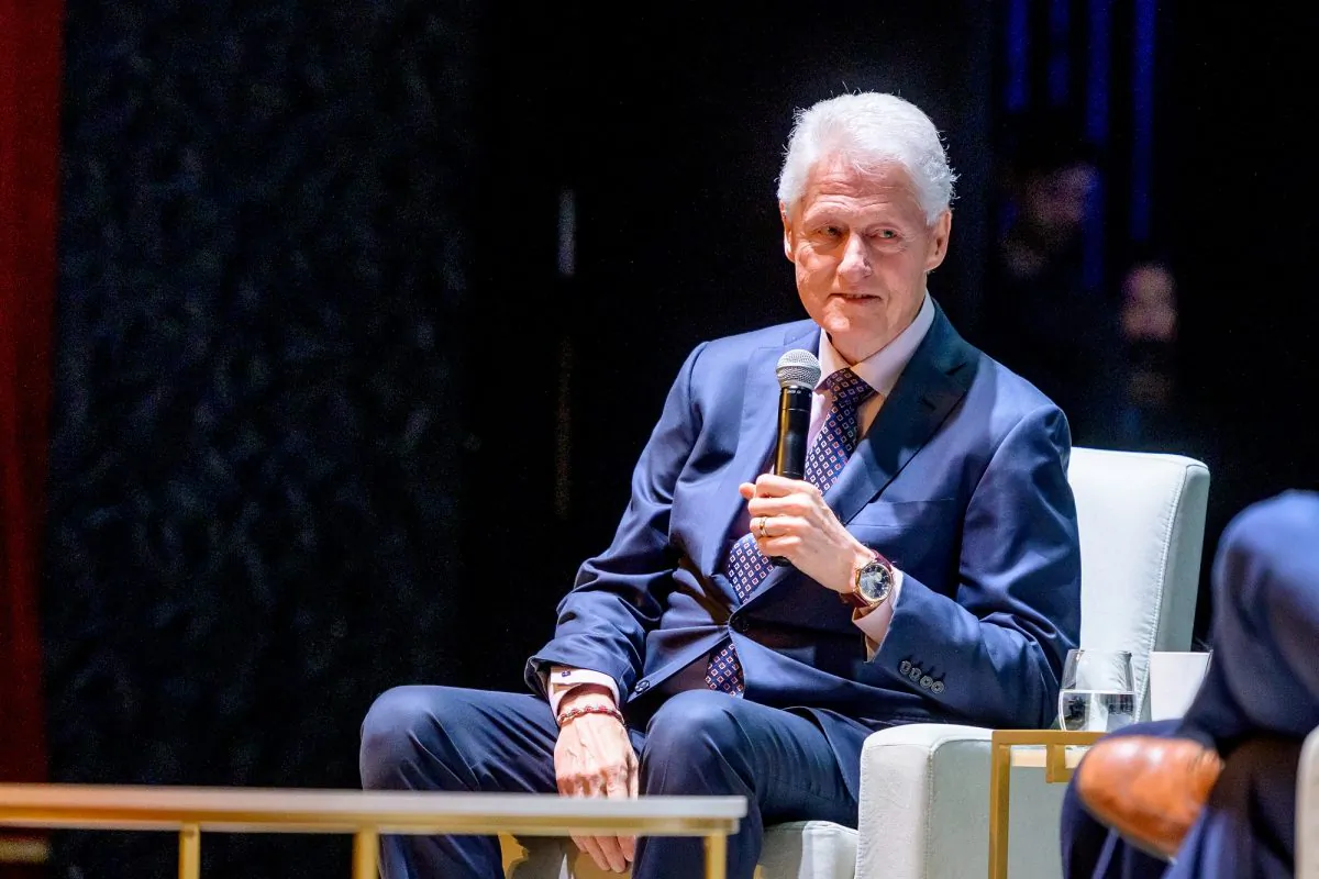 Former President Bill Clinton on Stage during "An Evening With The Clintons" at Beacon Theatre in New York City on April 11, 2019. (Roy Rochlin/Getty Images)