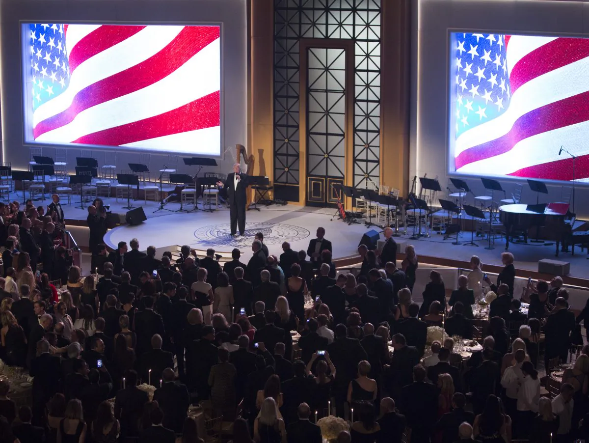 President-elect Donald J. Trump speaks at the Indiana Society Ball to thank donors in Washington on Jan. 19, 2017.   Chris Kleponis-Pool/Getty Images