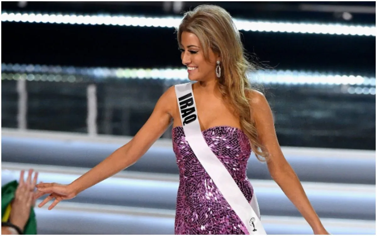  Sarah Idan competes during the 2017 Miss Universe Pageant at The Axis at Planet Hollywood Resort & Casino on November 26, 2017 in Las Vegas, Nevada. (Frazer Harrison/Getty Images)