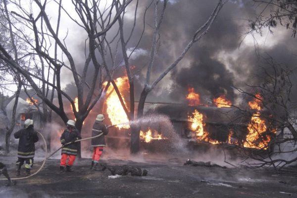 anzania fuel tanker explosion .