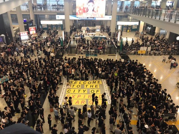 Hong Kong airport protest