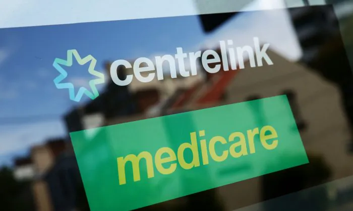 A Medicare and Centrelink office sign is seen at Bondi Junction on March 21, 2016 in Sydney, Australia. (Matt King/Getty Images)