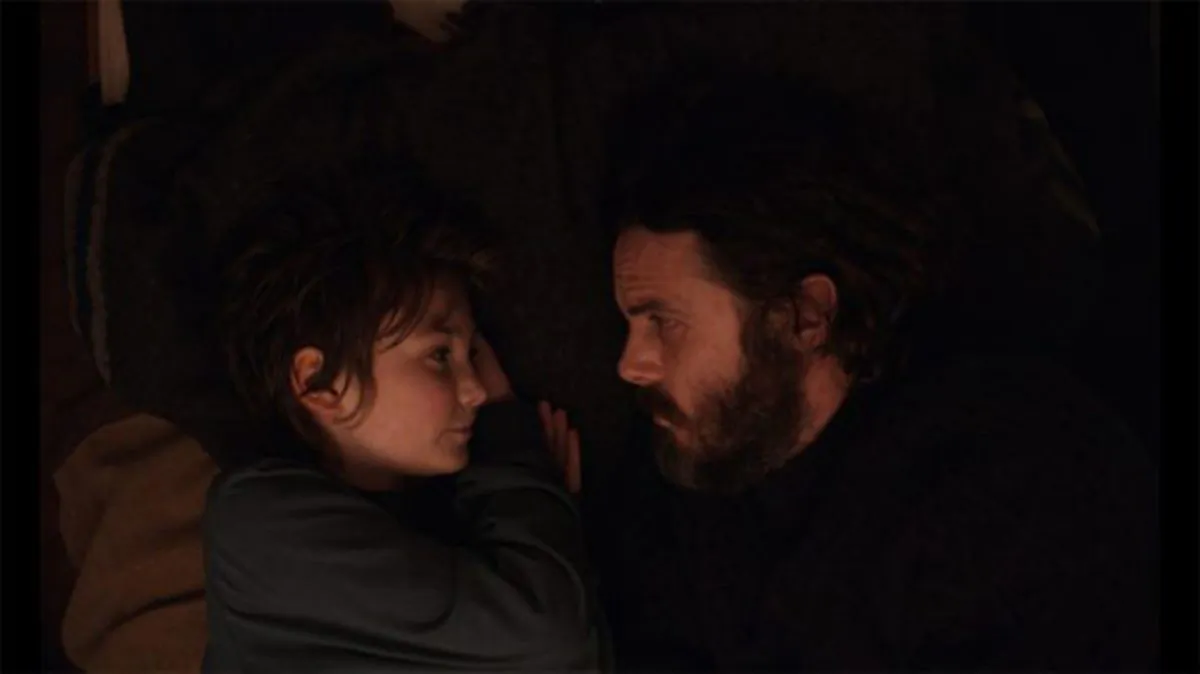 Anna Pniowsky and Casey Affleck play daughter and father, in “Light of My Life.” (Saban Films)