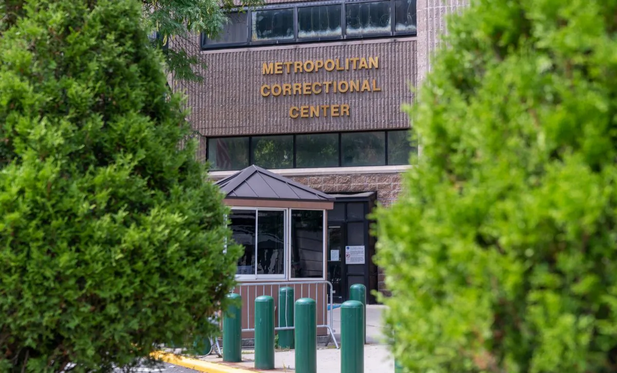 The Metropolitan Correctional Facility, where Jeffrey Epstein was found dead in his jail cell, is seen in New York City on Aug. 10, 2019. (David Dee Delgado/Getty Images)