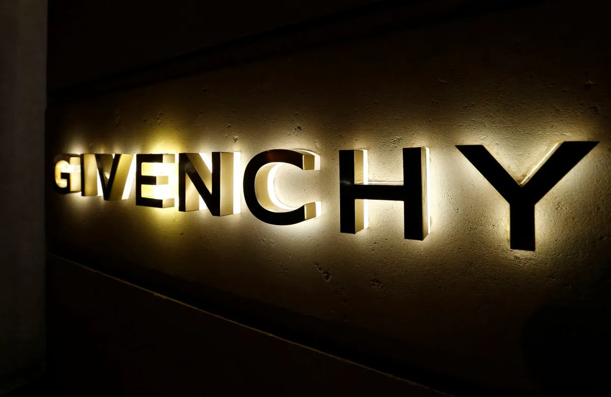 Outside view of a French fashion house Givenchy's shop is seen in Paris, France on Aug. 5, 2018. (Regis Duvignau/Reuters)