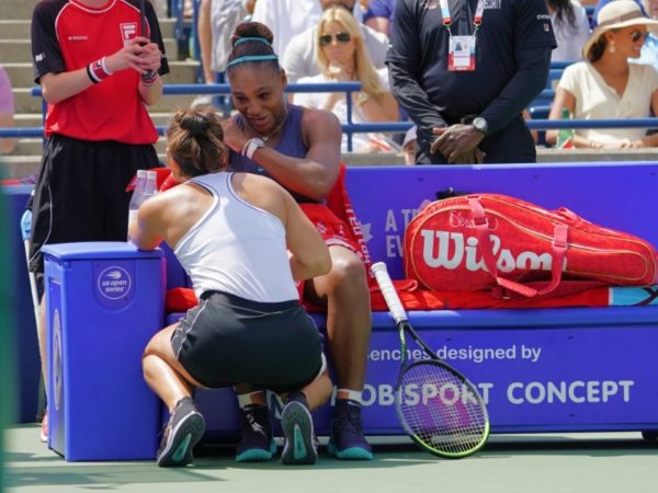 serena williams and bianca andreescu