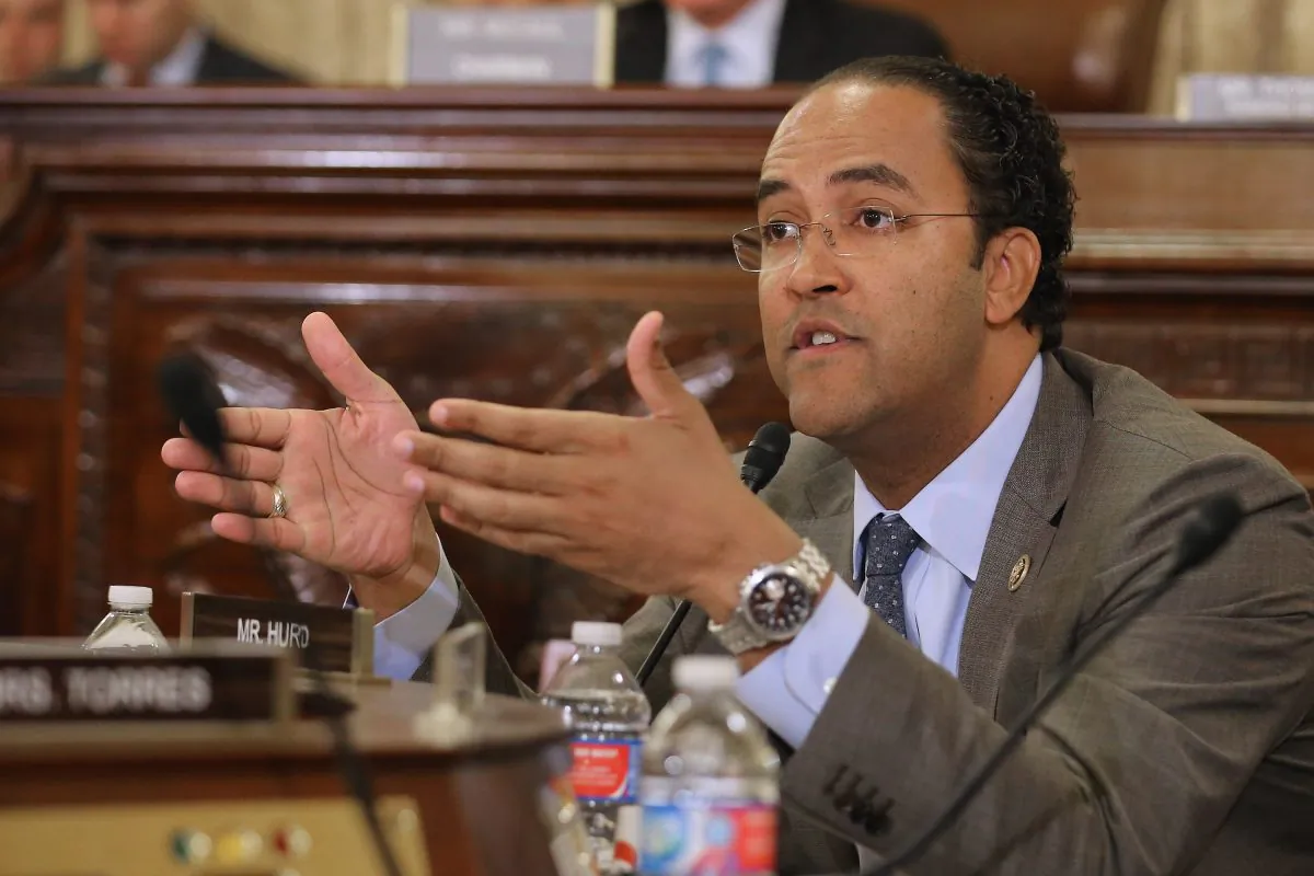 Rep. Will Hurd (R-Texas) on Capitol Hill in Washington on Oct. 21, 2015. On Aug. 1, Hurd announced he would not run for re-election. (Chip Somodevilla/Getty Images)