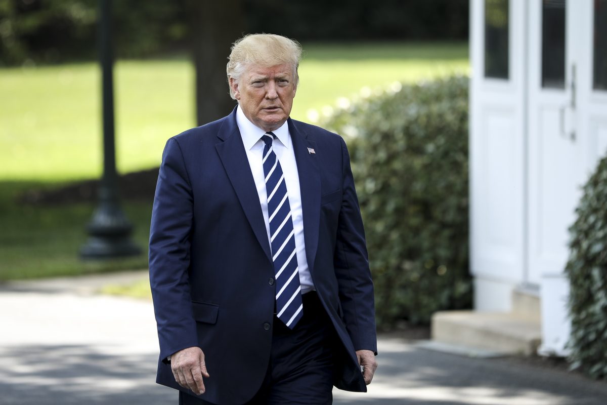 President Donald Trump at the White House on July 19, 2019. (Charlotte Cuthbertson/The Epoch Times)