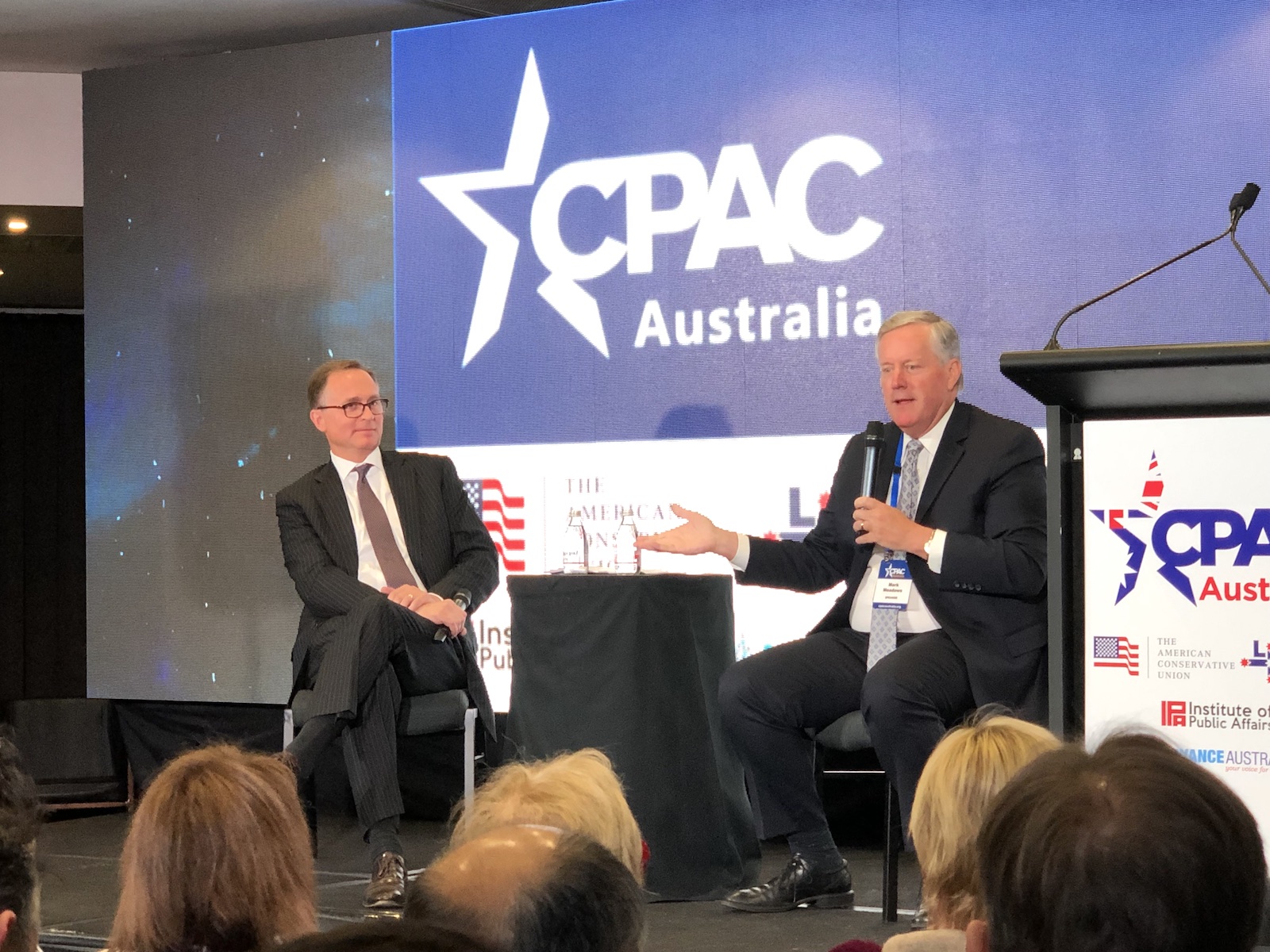 dan schneider mark meadows cpac australia