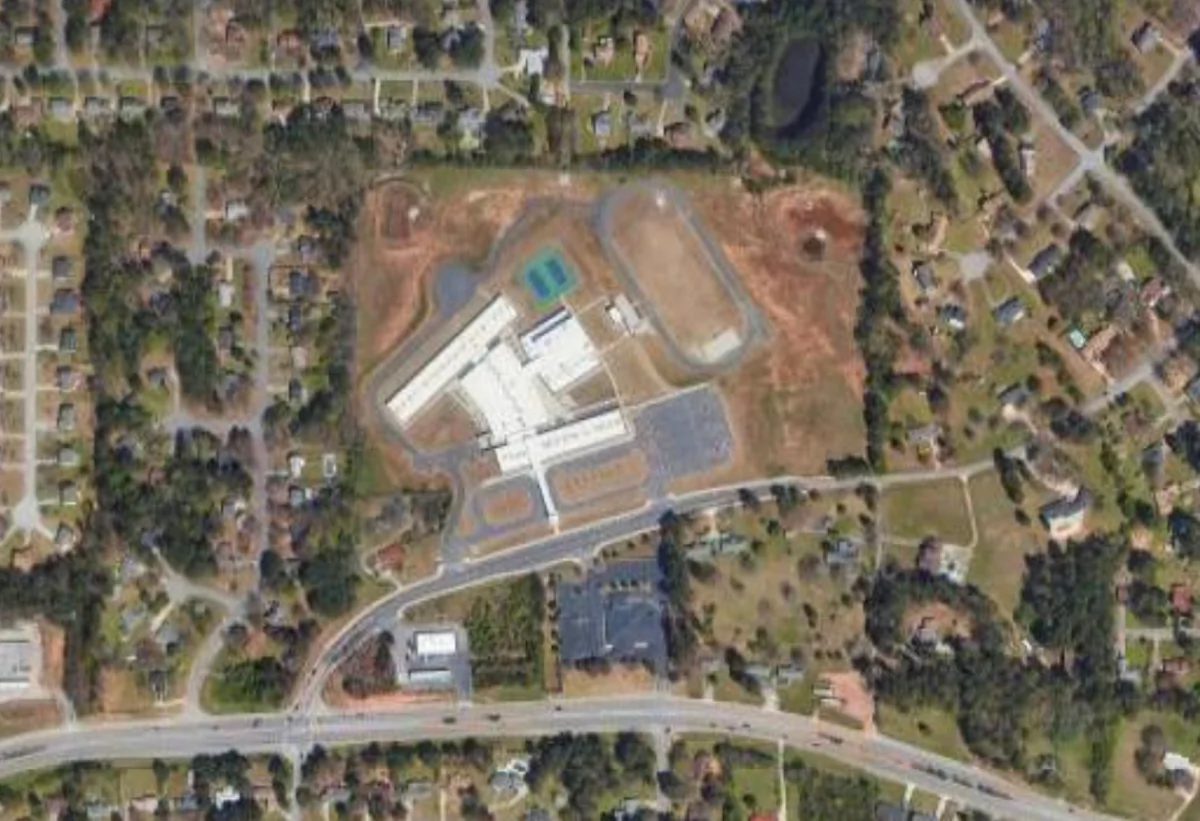 Aerial view of Elite Scholars Academy in Jonesboro, Georgia. (Screenshot/Google Maps)